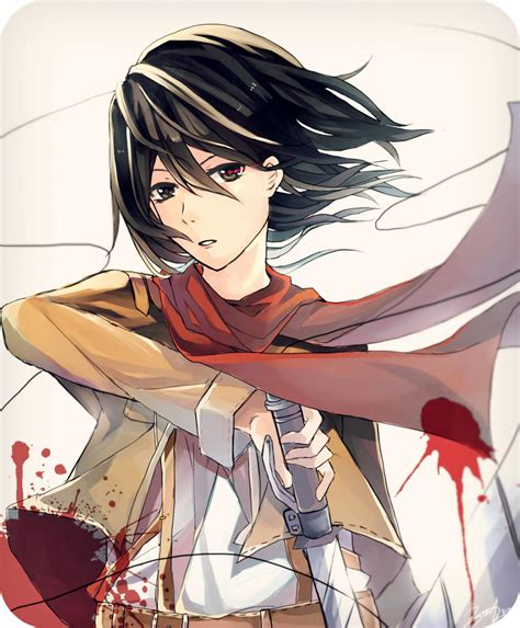 Mikasa Ackerman by cloudkourin on DeviantArt