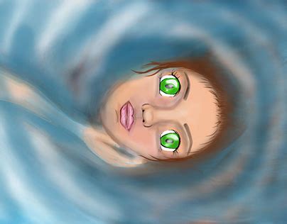 floating girl projects   logos illustrations