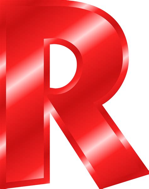 Буква R PNG