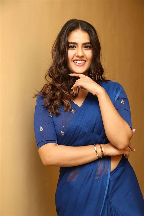 Market Raja MBBS Movie Actress Kavya Thapar Blue Saree Photos - South