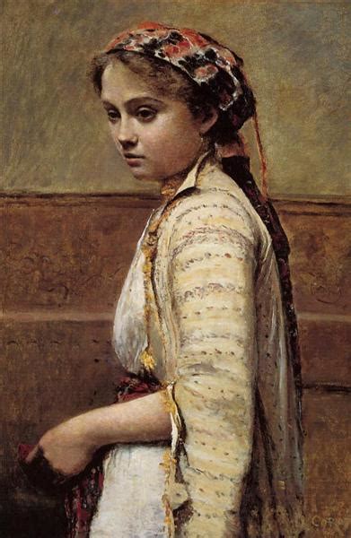 The Greek Girl, c.1870 - Camille Corot - WikiArt.org