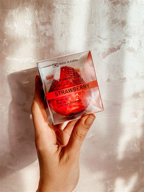 Маска для лица Dr.Smart Night cream STRAWBERRY | отзывы