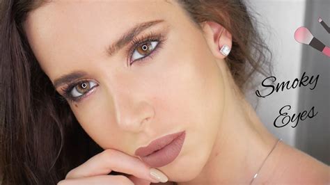ГОЛЛИВУДСКИЙ SMOKY EYES | ДЛИННЫЕ РЕСНИЦЫ , ПОМАДА - YouTube