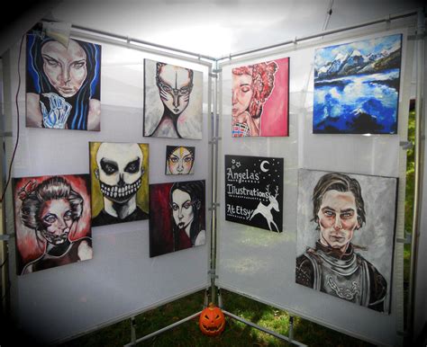art display booth  pangieart  deviantart