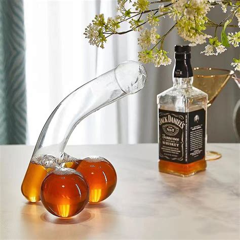 Decantor de bauturi PERVERS din sticla | Cadouri Barbati