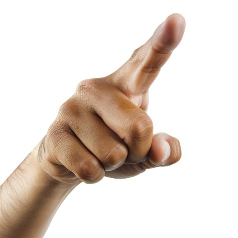 hand pointing isolated  png
