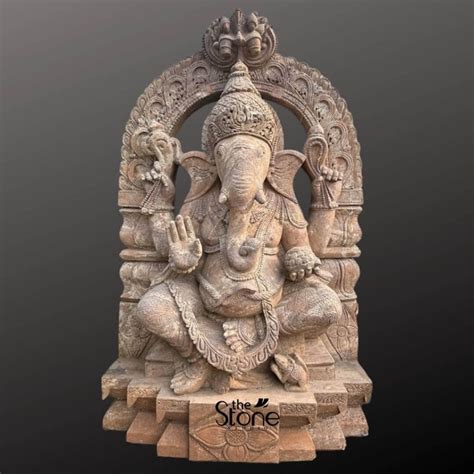 buy  ganesha sculpture  garden  feet  stone studio