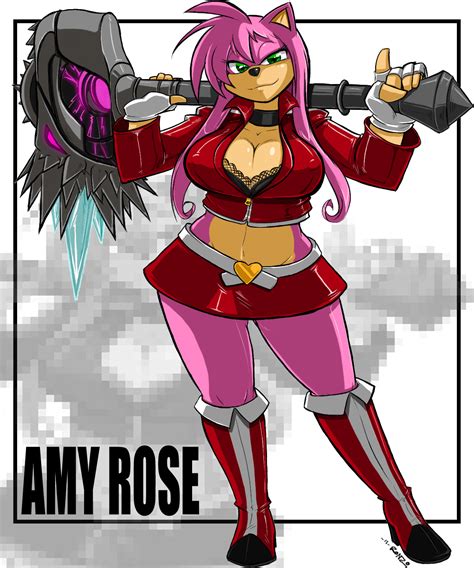 Amy Rose, Hammer Babe — Weasyl