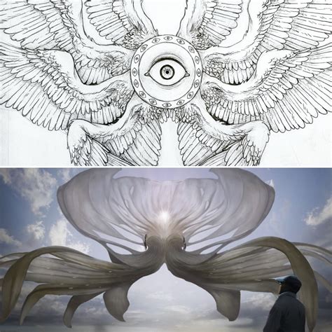 Jean Jacket's final form looks a lot like a biblically accurate angel
