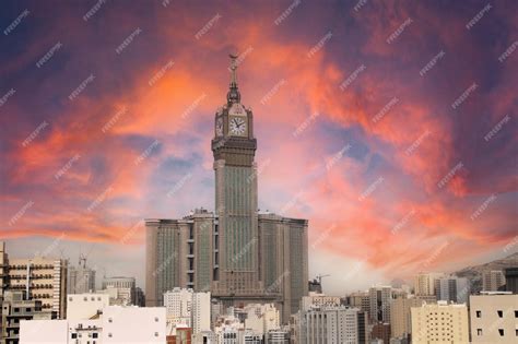 Premium Photo | Royal Clock Tower Makkah in Makkah Saudi Arabia