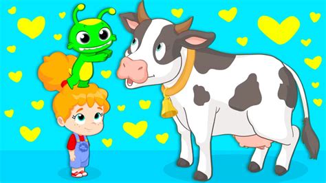 🐄Groovy Марсианин поет песню Лола Коровка | Детский сад Стихи для детей ...