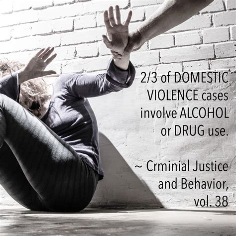 2/3 of DOMESTIC VIOLENCE cases involve alcohol or drug use - Free Teens