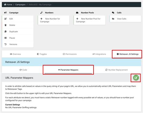 Parameter Mappers: Tracking values in your landing page URL – Retreaver