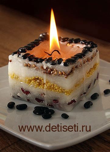 Декоративная свеча с использованием круп и бобовых. Обсуждение на ...