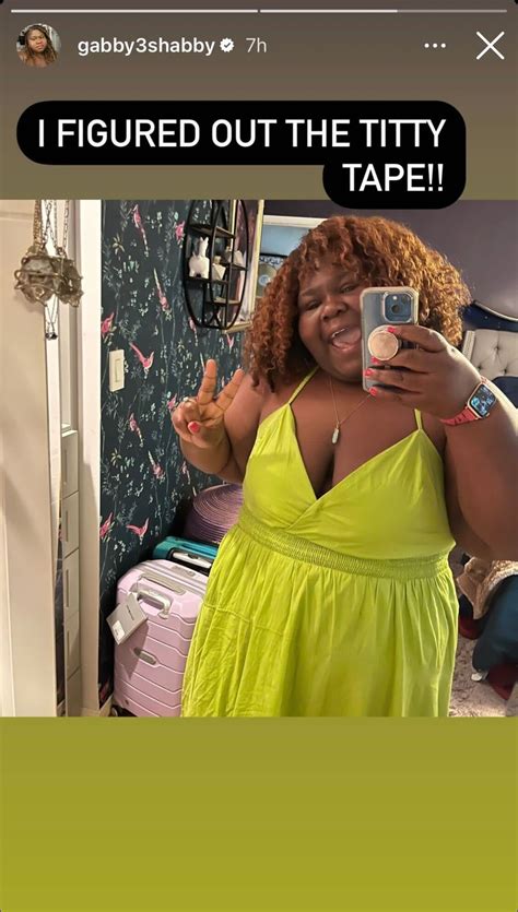 Gabourey Sidibe jokes she ‘needs to take a class’ on ‘boob tape’ after
