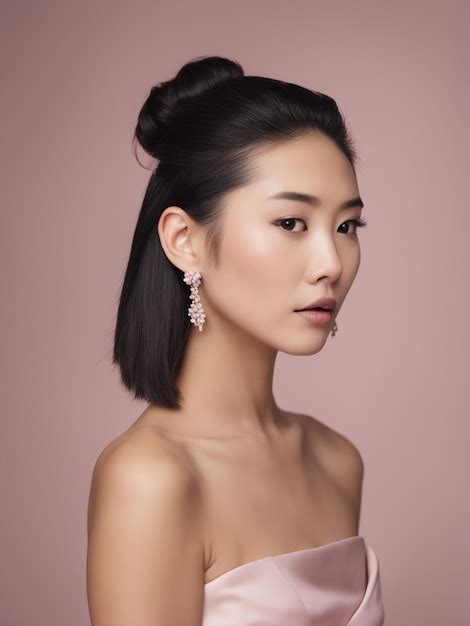 Premium AI Image | chignon