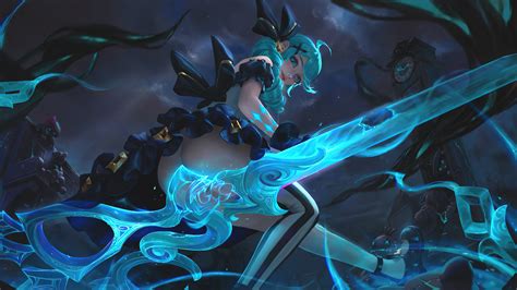 Gwen League of Legends Art Wallpaper 4k for Desktop ID:10809