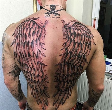 Tatuagem De Asa Nas Costas