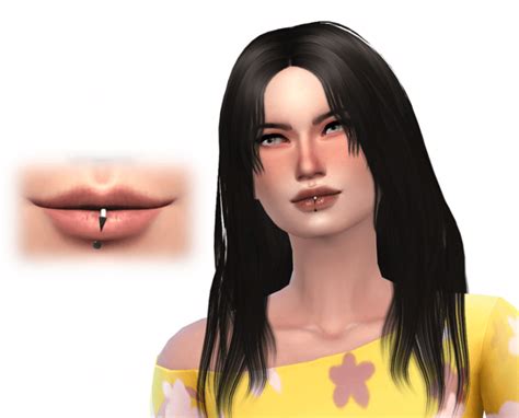 Best Lip Piercing Custom Content for the Sims 4 — SNOOTYSIMS