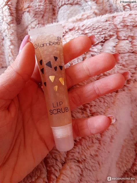 Скраб для губ GlamBee Lip Scrub - «Бесполезная трата денег...» | отзывы