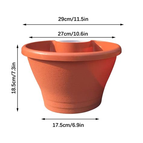 Quinlirra Plastic Flower Pots Indoor And Outdoor Balcony Downspout