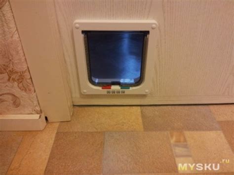 Дверка для котов и собак с замком