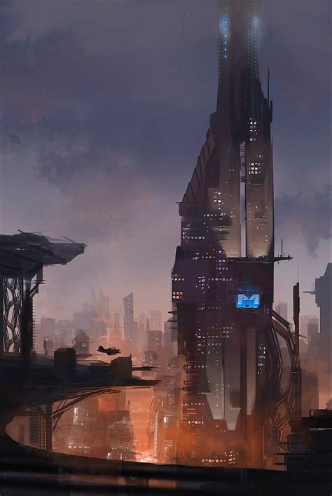 Cyberpunk Art | Киберпанк | Город будущего, Пейзажи, Городской пейзаж