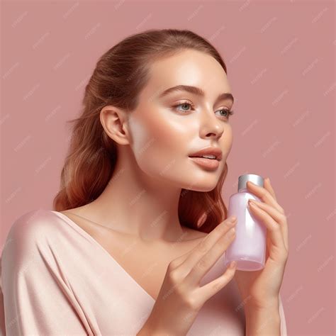 Premium Photo | A woman applying skincare products on the skin