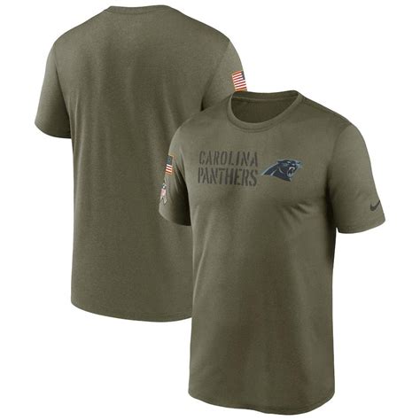 carolina panthers men  salute  service legend team  shirt