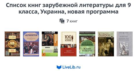 Список книг зарубежной литературы для 9 класса, Украина, новая ...