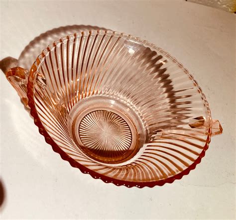 Pink Depression Glass in Various Style & Makers. - Etsy