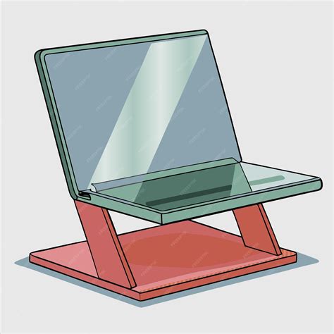 drawing   large screen   red frame premium ai generated vector