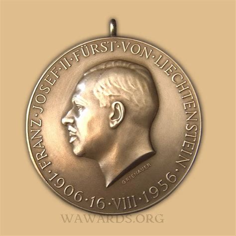 50th anniversary of Franz Joseph II Medal