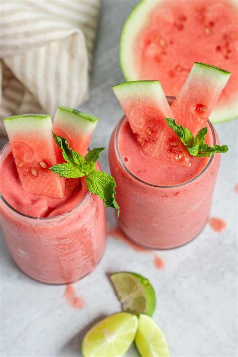 watermelon smoothie recipe  christian brown blog