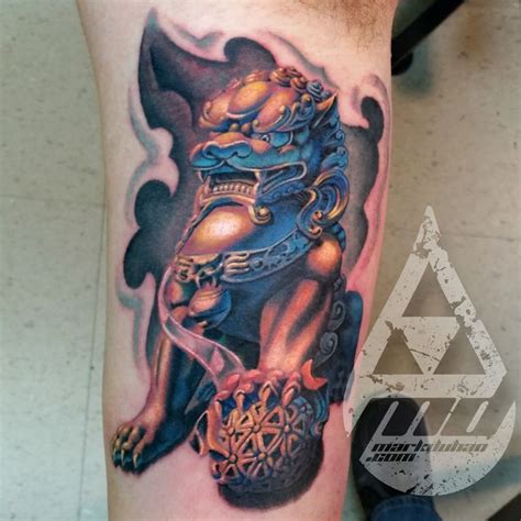 33 best Foo Dog Tattoo images on Pinterest | Dog tattoos, Foo dog ...