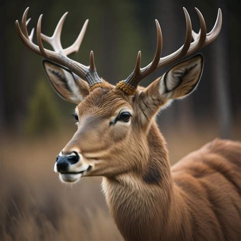 premium photo deer head
