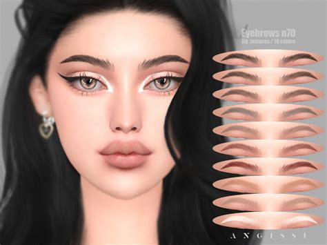 The Sims Resource - Eyebrows n70 | Sims 4 cc makeup, Sims 4 cc eyes, Sims 4
