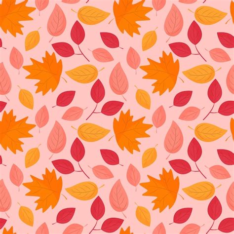 Premium Vector | Fall leaves pattern