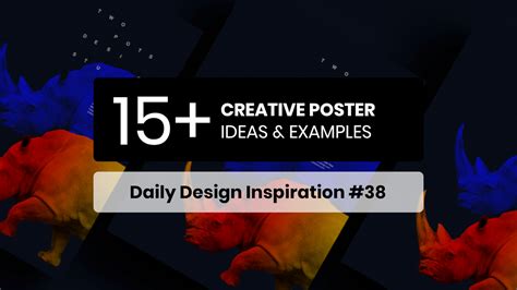 15+ New Creative Poster Ideas, Examples & Templates - Daily Design Inspiration #38