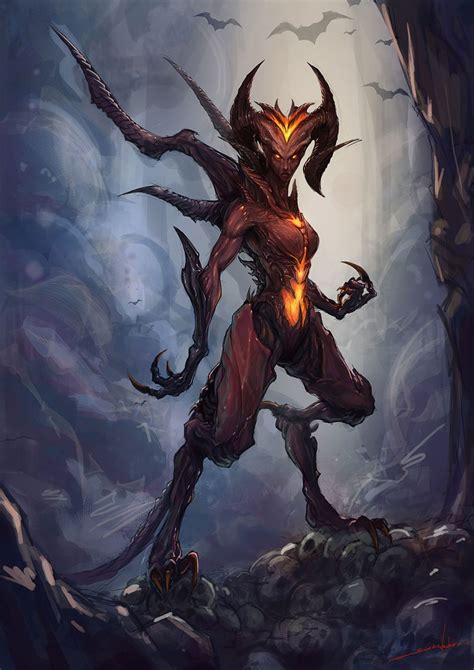 Demon, from Knights and Armor. : Photo Fantasy Demon, Demon Art, Dark ...