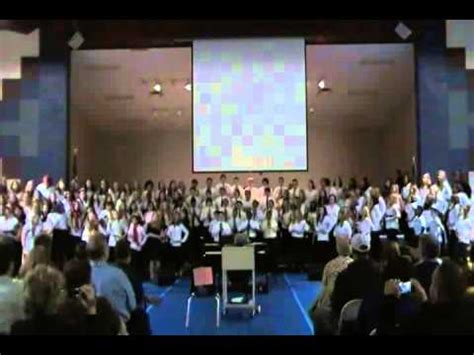 Hawfields Middle School 7th and 8th grade chorus singing "Jai Ho" from ...