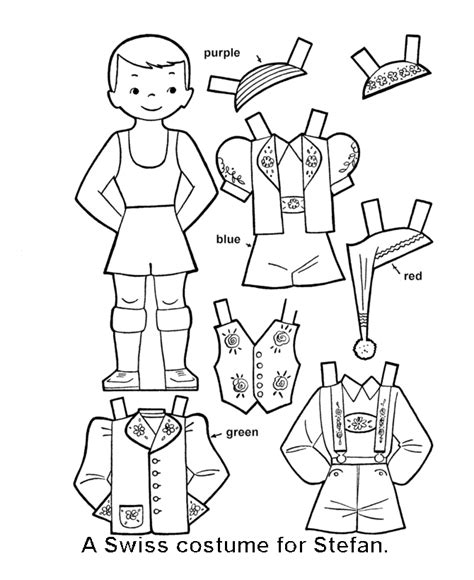Paper Doll Template | Print This Page] [Go Back] [Go to the Next Paper ...