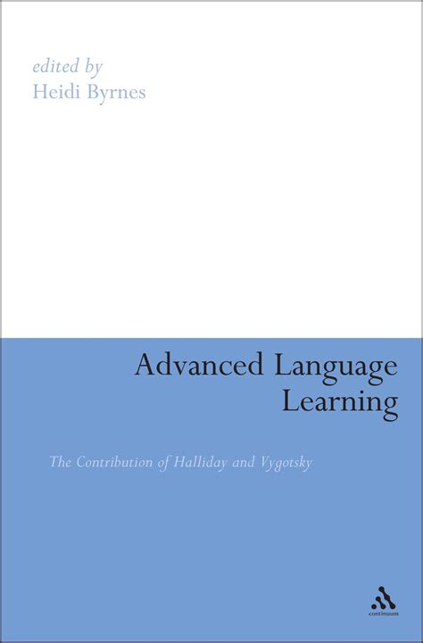Amazon.com: Advanced Language Learning: The Contribution of Halliday