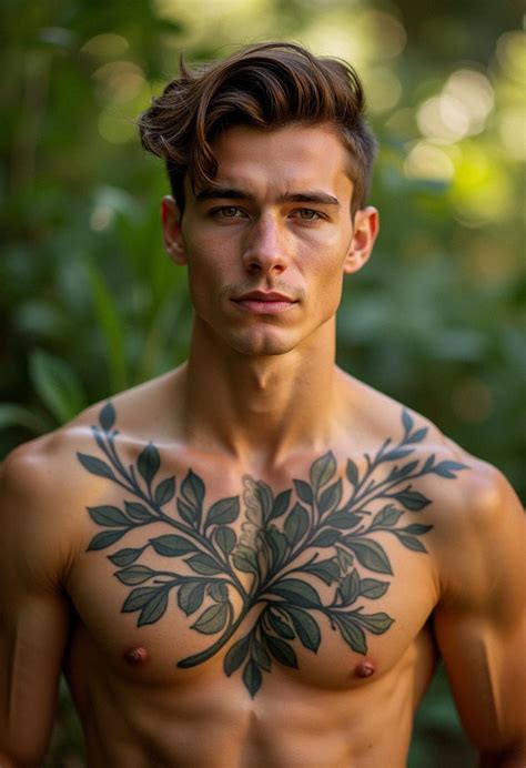 Bold Chest Tattoos For Men - Cozy Vibes
