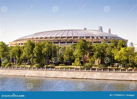 Luzhniki Stadium in Moscow editorial photo. Image of european - 117590616