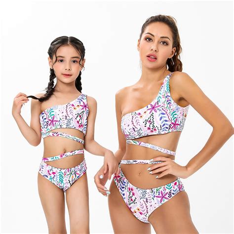 Generic Parent-Child Swimsuit Split Bikini New Children's Bikini Mother