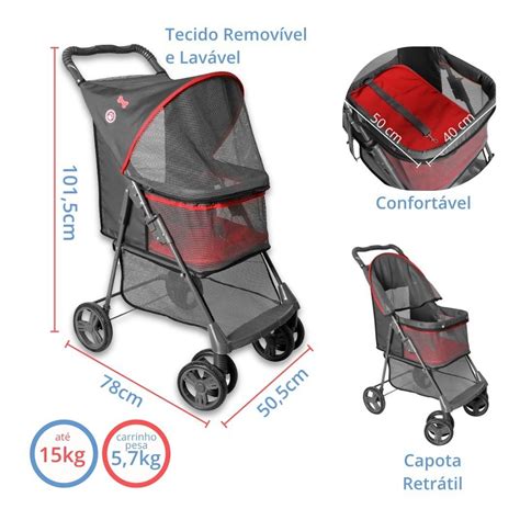 Carrinho Para Cachorro Idoso - Carrinho Passeio Cachorro Q Anda Cadeira De Rodas / Idoso | Mercado Livre