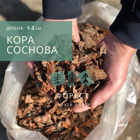 Кора Соснова Дрібна фракція 1-3 см: 120 грн. - Сад / огород Львов на Olx