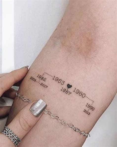 Tatuagem Feminina Data De Nascimento - Tatuagem data de nascimento: As 33 mais Tops e inspiradoras