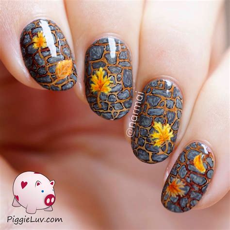 simple fall nail art designs